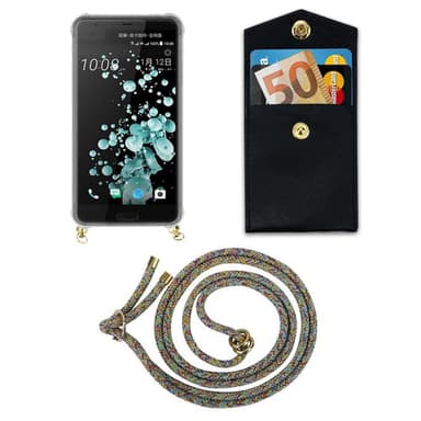 HTC U ULTRA Skal Fodral Kedja (Gul)