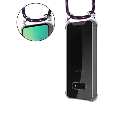 Samsung Galaxy S10e Skal Fodral Kedja (Blå)