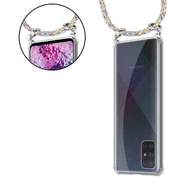 Samsung Galaxy A71 4G Skal Fodral Kedja (Gul)