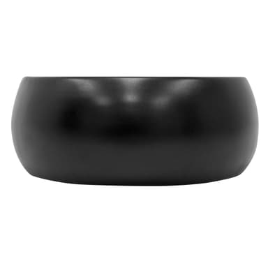 ECD Germany Tvättställ Ø 400 x 350 mm runt, keramik, vitt