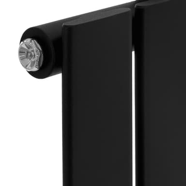 Badrumsradiator Stella 260x1600 mm svart matt LuxeBath