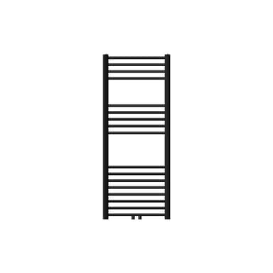 Badrumsradiator Sahara central anslutning svart 50x120cm
