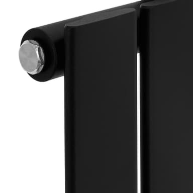 Badrumsradiator Stella 260x1600 mm svart matt LuxeBath