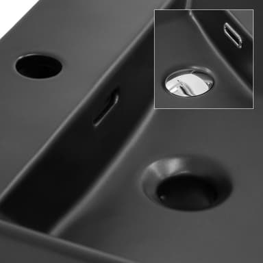 Keramiskt handfat för handfat med bänkskiva 415 x 360 mm