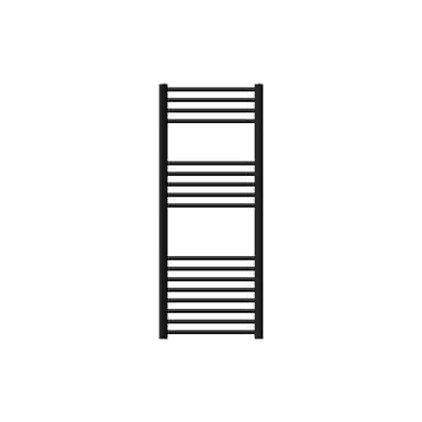 Badrumsradiator Sahara sidoanslutning, svart 50x120cm