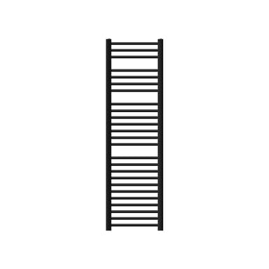 Badrumsradiator Sahara sidoanslutning, svart 40x150cm