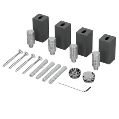 Installationsmaterial radiator installationsbeslag antracit