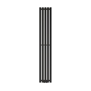 Badrumsradiator Stella 260x1600 mm svart matt LuxeBath