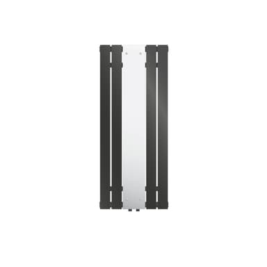 ML-Design Badrumsvärmare 1200x450 mm, antracit med spegel