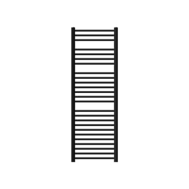 Badrumsradiator Sahara sidoanslutning, svart 50x150cm