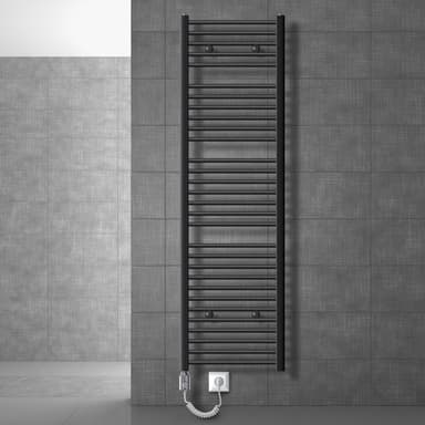Elektrisk badrumsradiator 900W 500x1800 mm antracit