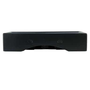 ML design | Design diskho badrum 600x365 mm fyrkant, svart matt