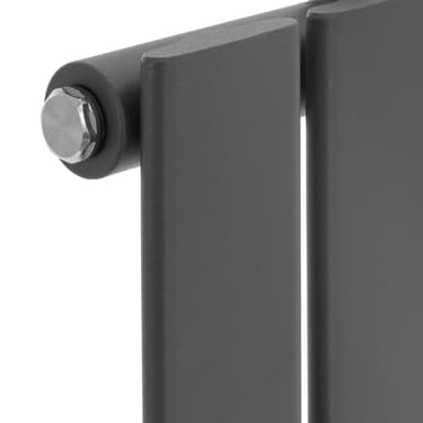 Stella design radiator Panelradiator Radiator 26x180cm antracit
