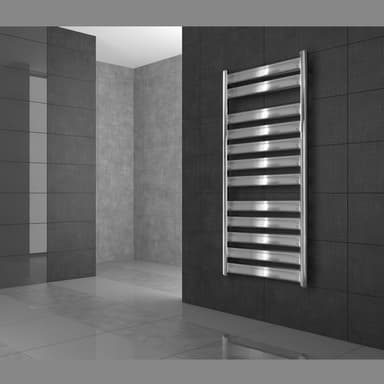 500 x 950 mm Tharr design Radiatoranslutning 462 mm plan radiator krom 600W