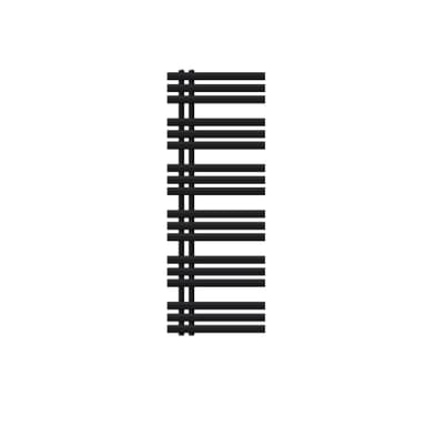 Design badrumsradiator Iron EM 500x1400 mm svart matt Luxe Bath