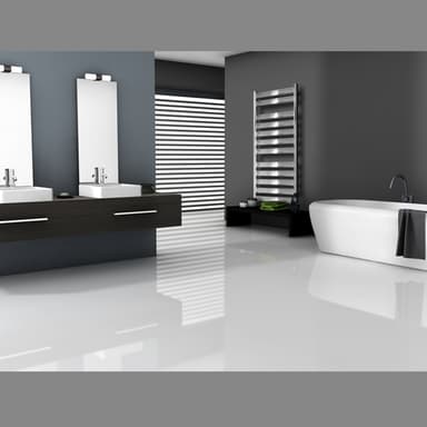 500 x 950 mm Tharr design Radiatoranslutning 462 mm plan radiator krom 600W
