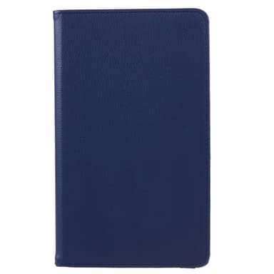 SKALO Samsung Tab A9 360 Litchi Fodral - Mörkblå