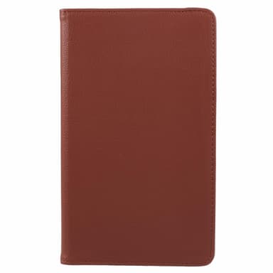 SKALO Samsung Tab A9 360 Litchi Fodral - Brun