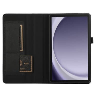 SKALO Samsung Tab A9 Tyg Fodral - Svart