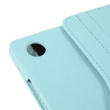 SKALO Samsung Tab A9+ 360 Litchi Fodral - Turkos