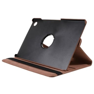 SKALO Samsung Tab A9+ 360 Litchi Fodral - Brun