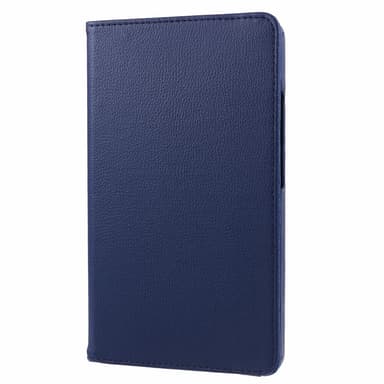 SKALO Samsung Tab A9 360 Litchi Fodral - Mörkblå