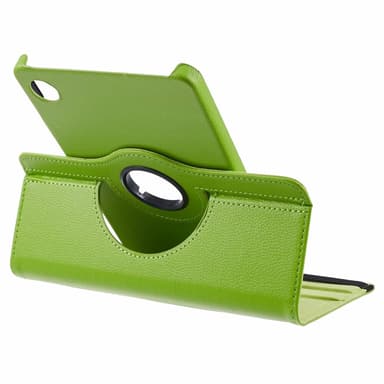SKALO Samsung Tab A9 360 Litchi Fodral - Grön