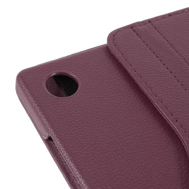 SKALO Samsung Tab A9+ 360 Litchi Fodral - Lila