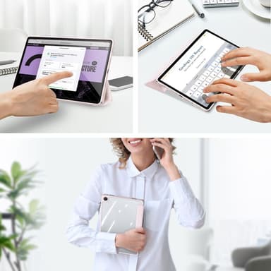 DUX DUCIS Samsung Tab A9+ TOBY Series Trifold Fodral - Ljusrosa
