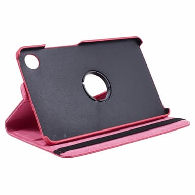SKALO Samsung Tab A9 360 Litchi Fodral - Cerise