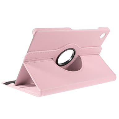 SKALO Samsung Tab A9+ 360 Litchi Fodral - Rosa