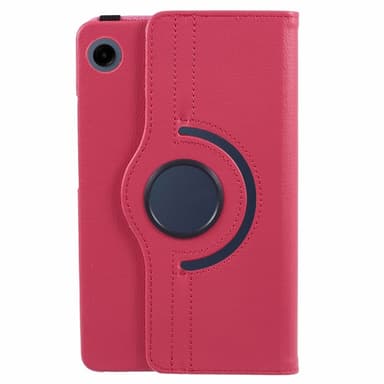 SKALO Samsung Tab A9 360 Litchi Fodral - Cerise