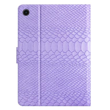 SKALO Samsung Tab A9 Krokodil PU-Läder Fodral - Lila