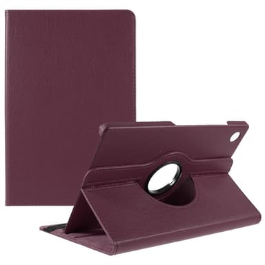 SKALO Samsung Tab A9+ 360 Litchi Fodral - Lila