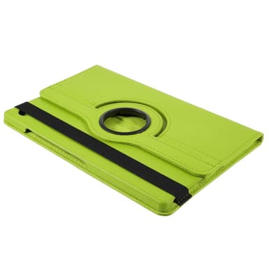 SKALO Samsung Tab A9+ 360 Litchi Fodral - Grön
