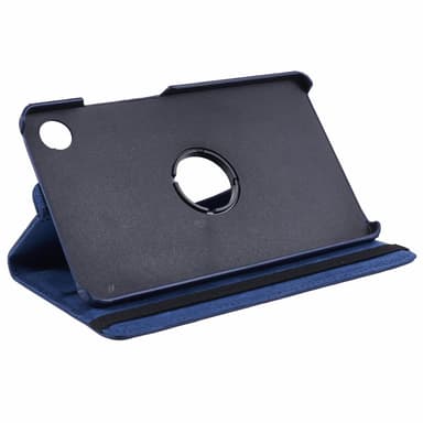 SKALO Samsung Tab A9 360 Litchi Fodral - Mörkblå