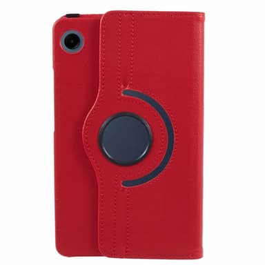 SKALO Samsung Tab A9 360 Litchi Fodral - Röd