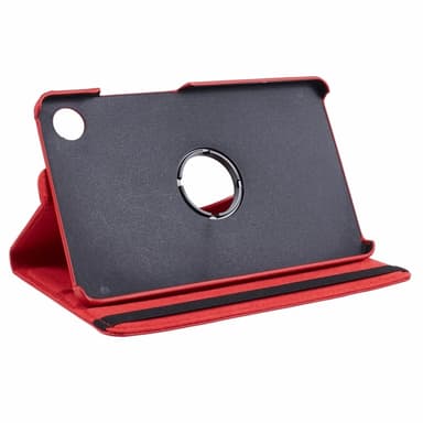 SKALO Samsung Tab A9 360 Litchi Fodral - Röd