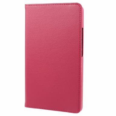SKALO Samsung Tab A9 360 Litchi Fodral - Cerise