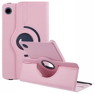 SKALO Samsung Tab A9 360 Litchi Fodral - Rosa