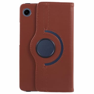 SKALO Samsung Tab A9 360 Litchi Fodral - Brun