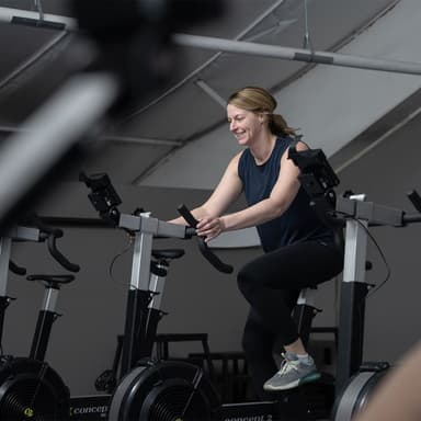Concept 2 BikeErg Svart, Spinningcykel