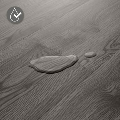 Deluxe självhäftande PVC-vinylgolv 2,3 m² ekgrå 2 mm tjock ML-Design