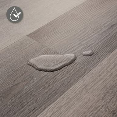 9,2 m² självhäftande PVC-vinylgolv Laminatgolv Grå furu