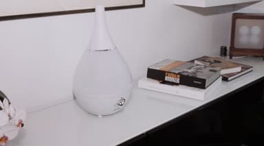 Air&Me Gota luftfuktare med HygroSmart och hygrostat, vit