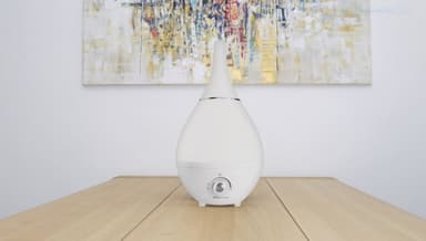 Air&Me Gota luftfuktare med HygroSmart och hygrostat, vit