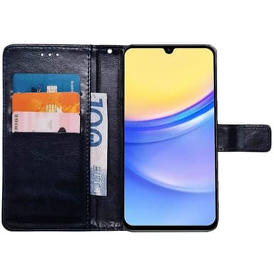 Plånboksfodral 3-kort Samsung Galaxy A15 - Mörkblå