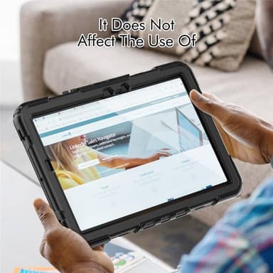 Hybridskal med axelrem Samsung Galaxy Tab S9 11.0 - Svart