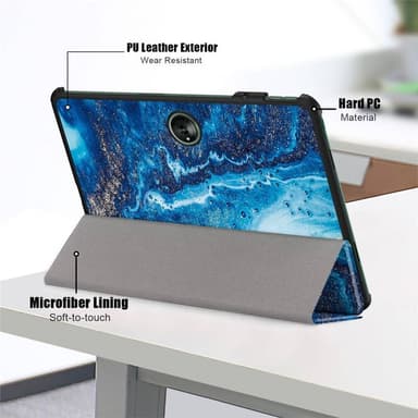 Aktivt Fodral Samsung Galaxy Tab S9 FE Plus - Blue Marble