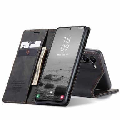 CaseMe Smart Magnet FlipCase Samsung Galaxy S24 Plus - Svart